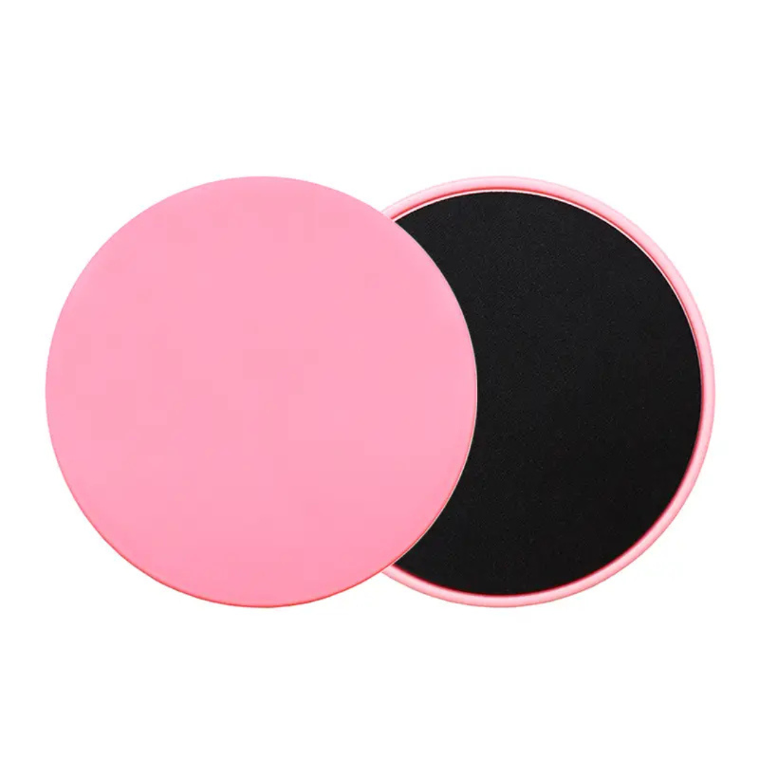 2 Stuks Pilates Discs Multifunctionele Glijpads, Roze
