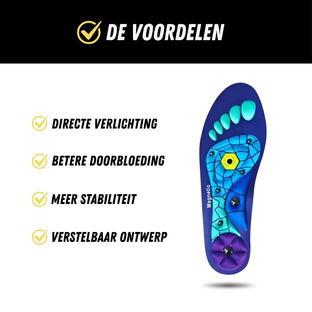 Acupressuur Inlegzolen, Magnetische Zolen voor Ontspanning, Voordelen