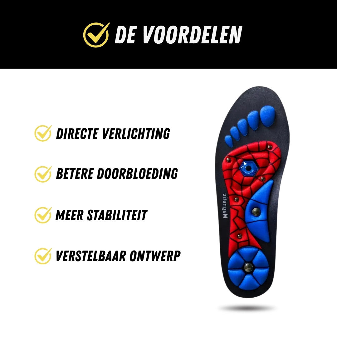 Acupressuur Inlegzolen, Magnetische Zolen voor Ontspanning, Voordelen