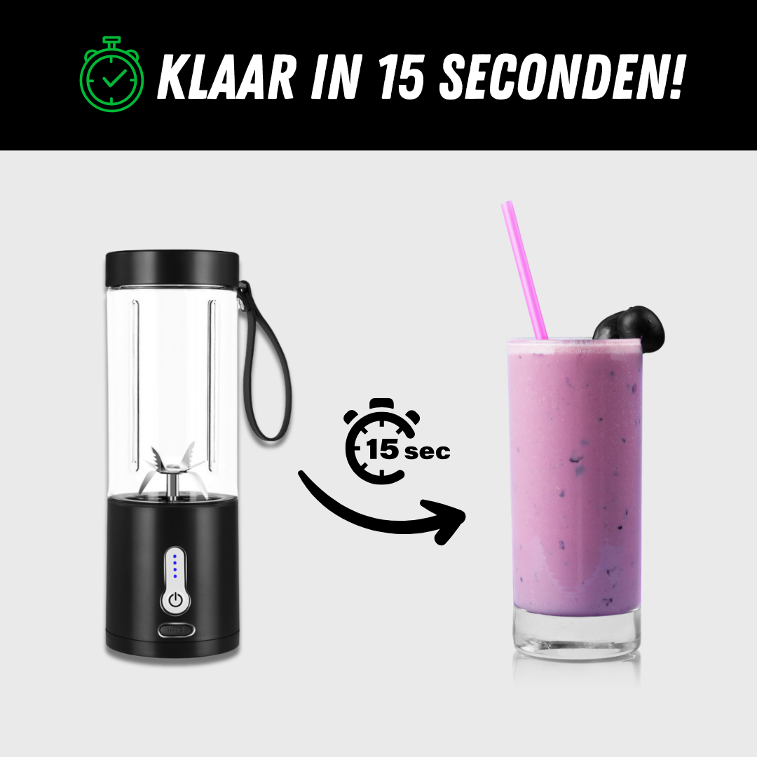Draagbare Blender Pro, Smoothiemaker, Bereiden