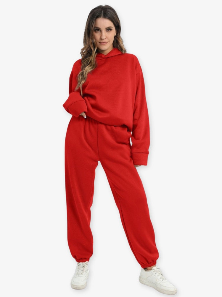 Joggingpak Premium, Dames All-Season Trainingspak, Fire Red