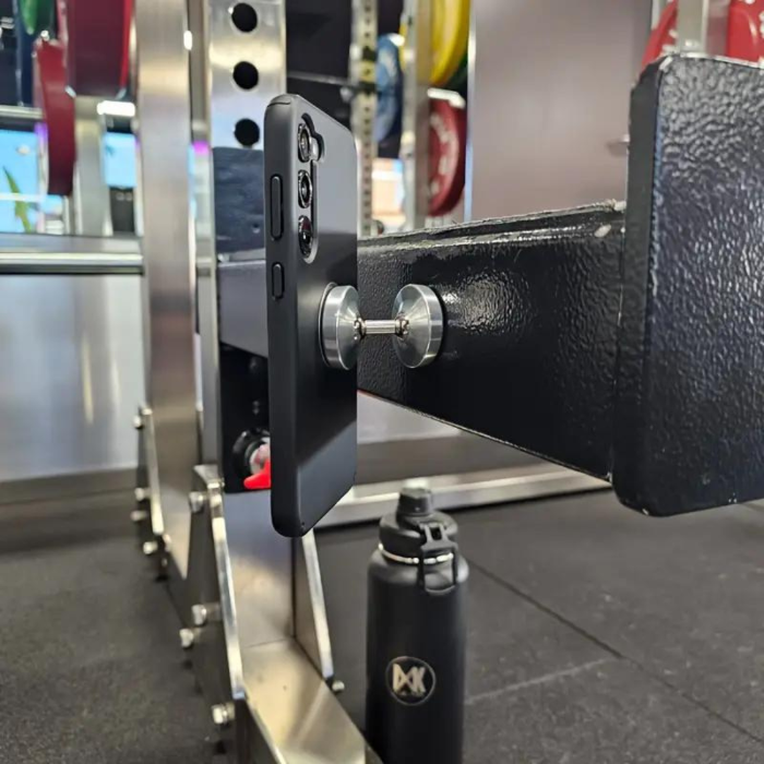 Magnetische Smartphonehouder, Telefoonhouder voor sportschool, Detail