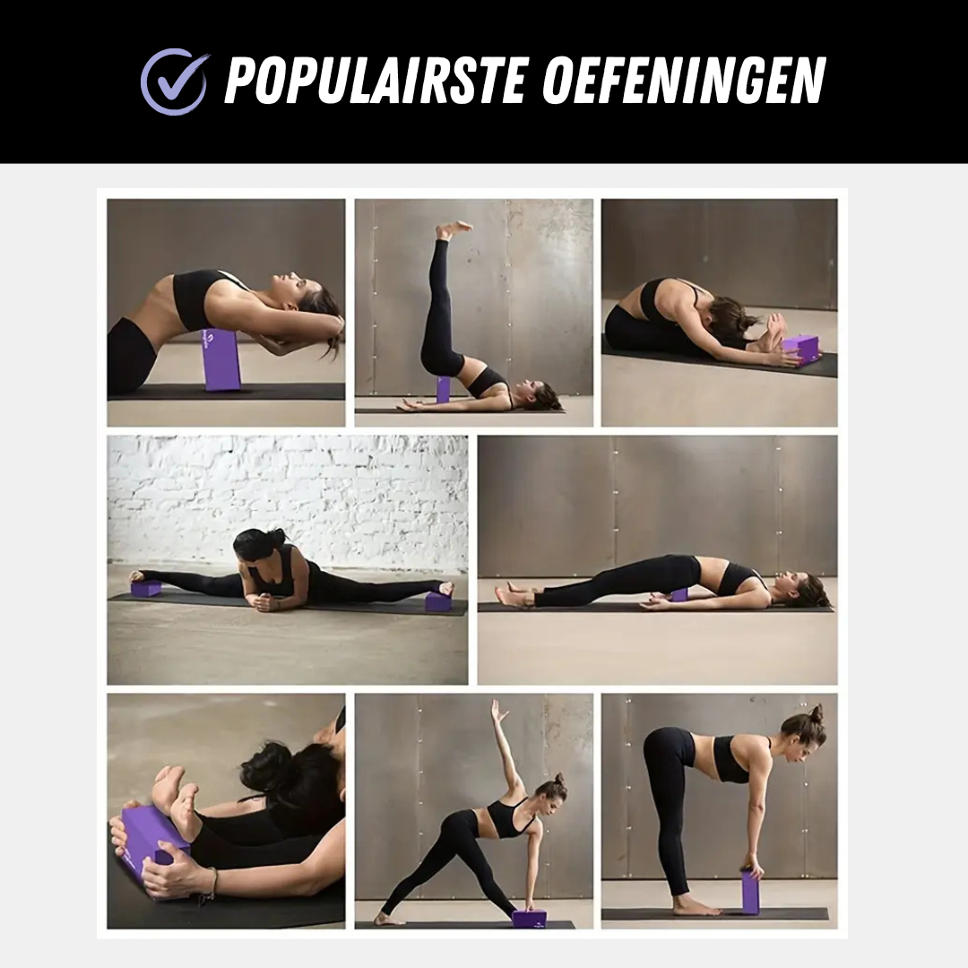 Pilates Blokken, Schuimblokken voor Yoga en Balans, Oefeningen