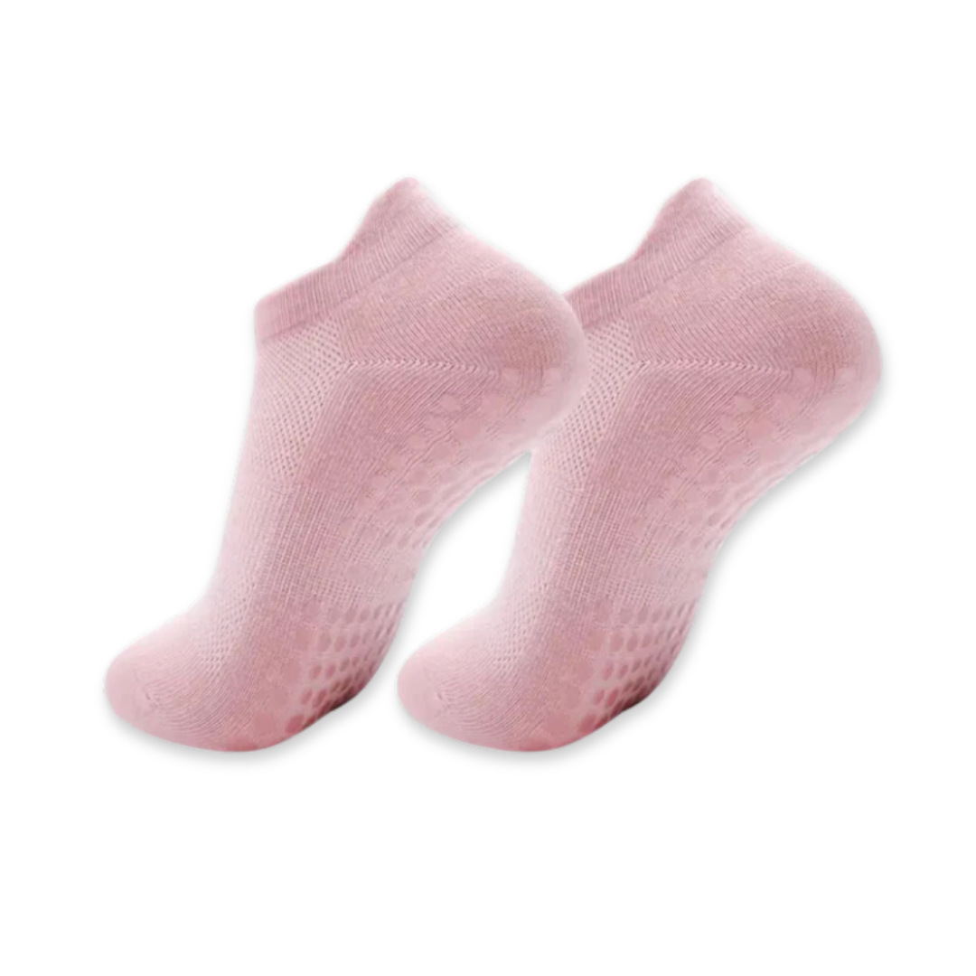 Pilates Gripsokken, Anti-slip Yogasokken, Roze