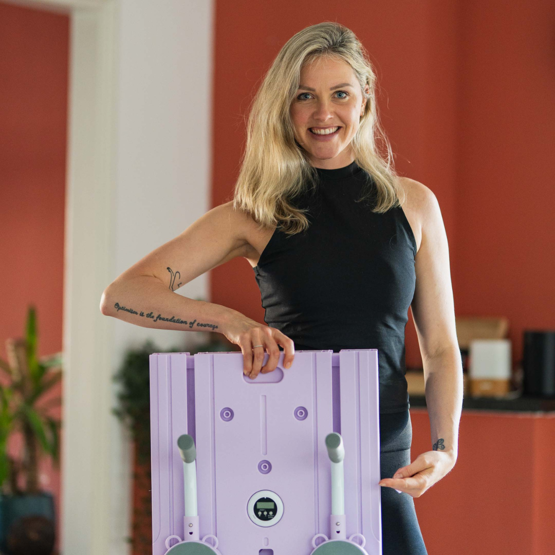 Pilates Reformer, Inklapbaar Pilates Apparaat, Roos x Smartsporter 1