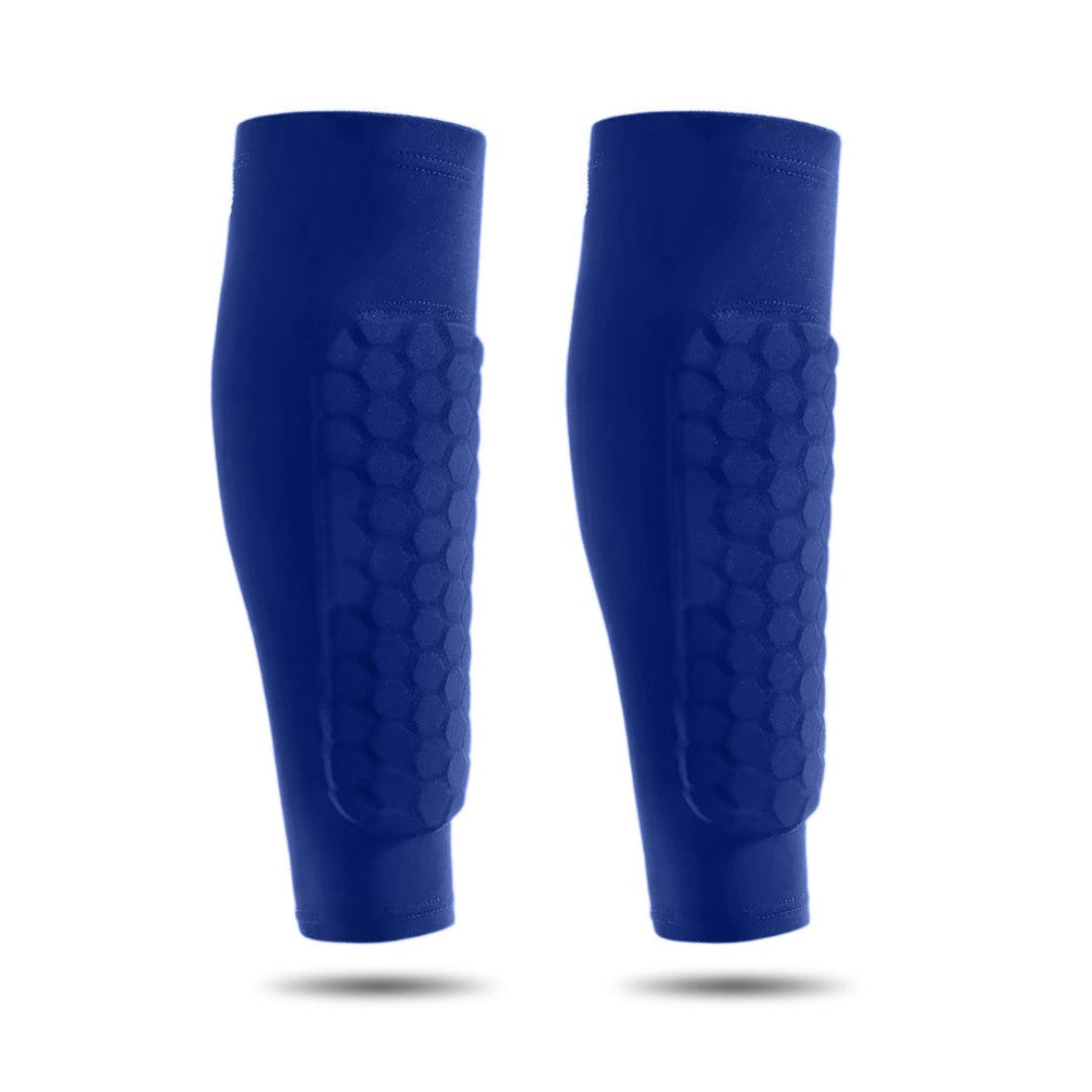 PowerShield Scheenbeschermers, Premium Voetbalbescherming, Royal Blue