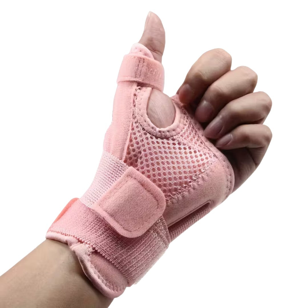 Premium Duimbrace Vingerspalk voor Optimale Steun, Sunset Pink
