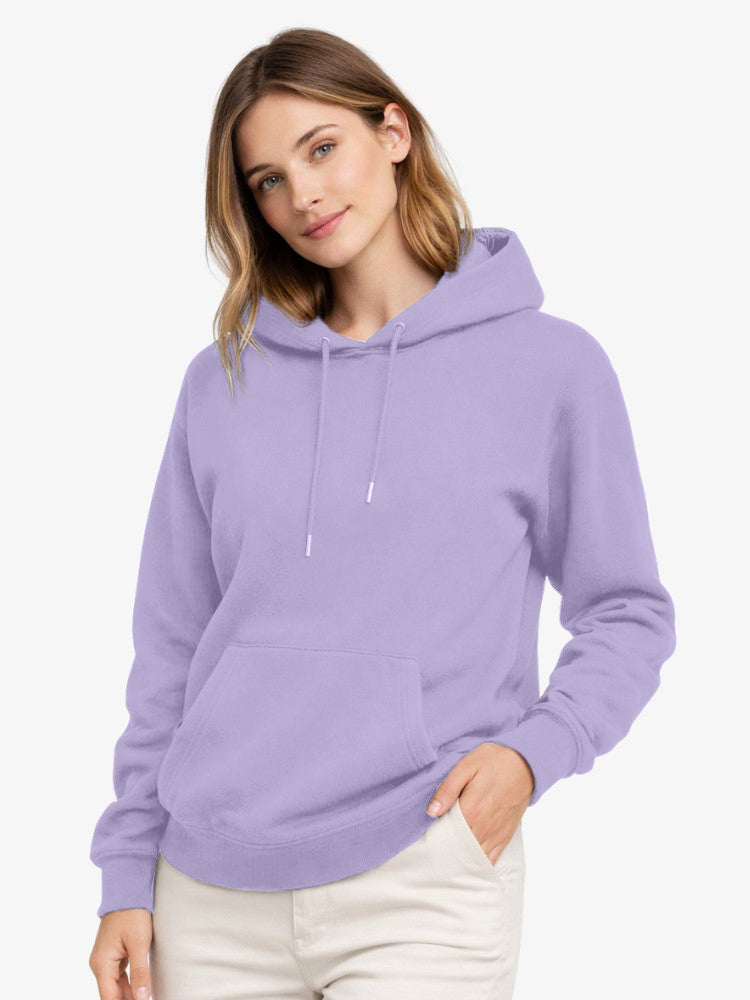 Premium Hoodie Dames, Sweater met Capuchon, Orchid Purple