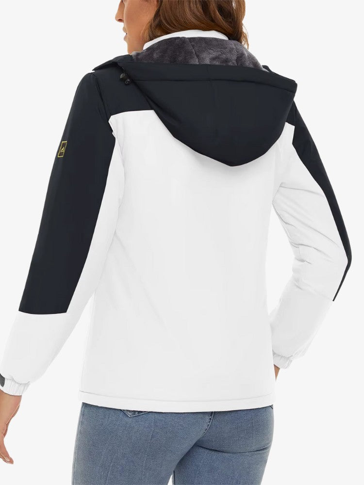 Premium Ski Jas Dames, Waterdichte Winterjas, Detail 4