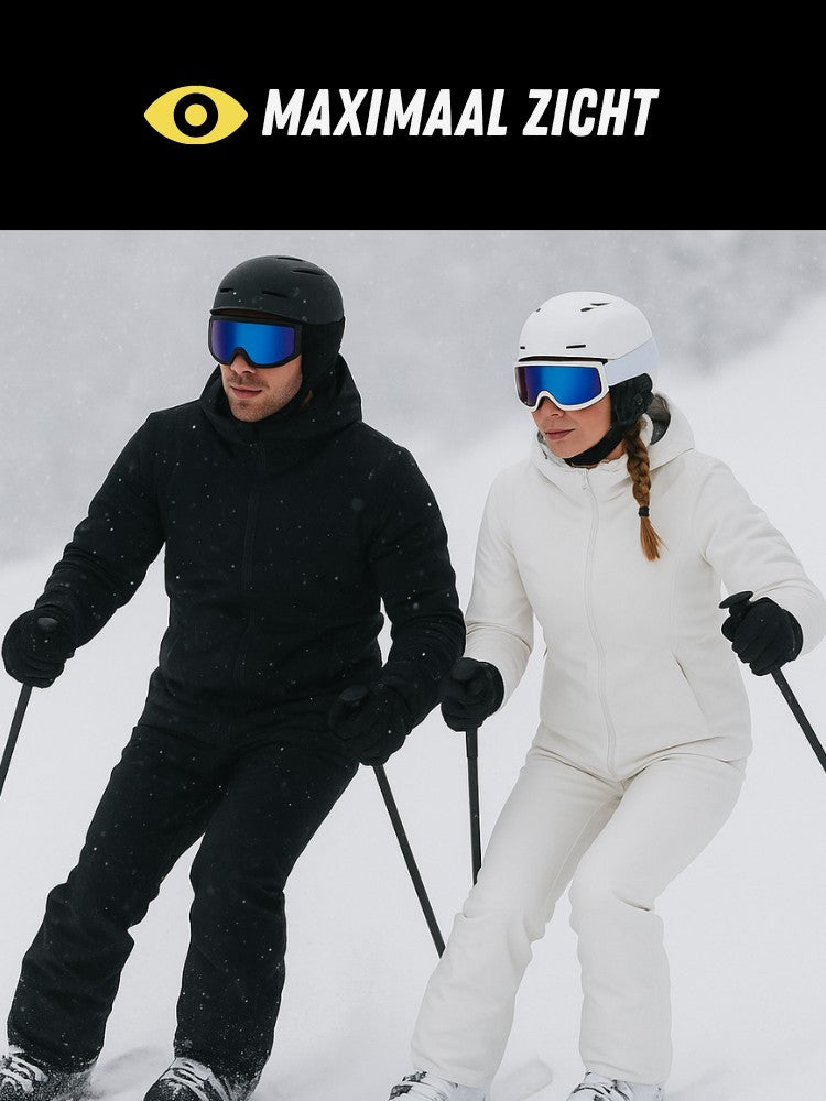 Premium Skibril, Universele Skibril voor Heren en Dames, Zicht