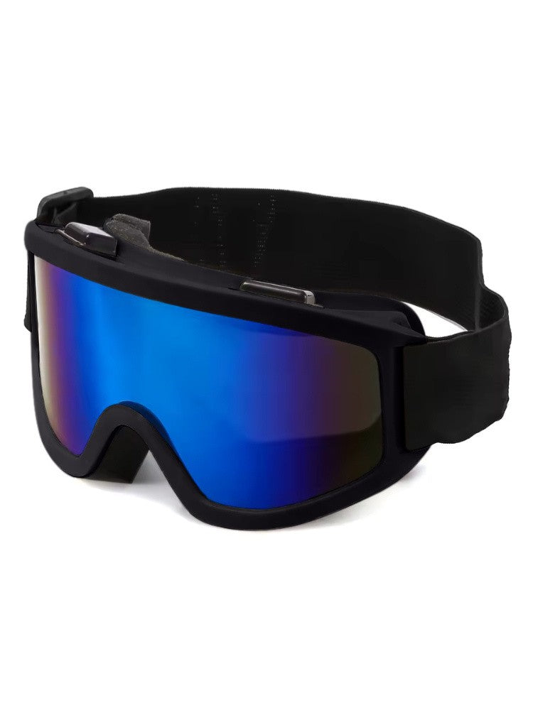 Premium Skibril, Universele Skibril voor Heren en Dames, Midnight Black