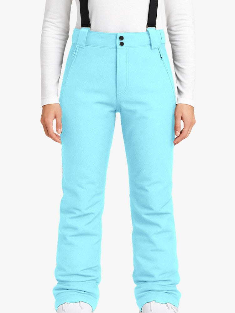Premium Skibroek, Waterdichte Skibroek voor Dames en Heren, Ocean Turqoise