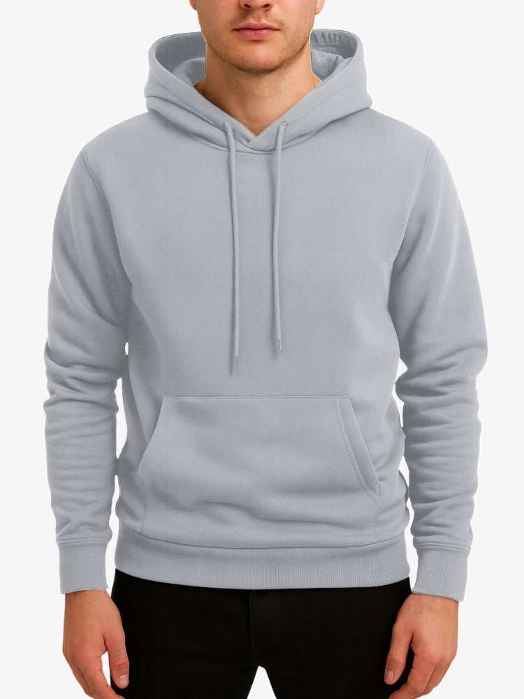 Premium Hoodie Heren, Sweater met Capuchon, Ash Grey