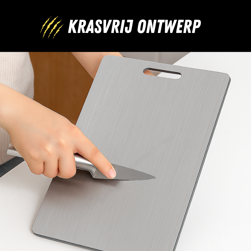 Roestvrijstalen Snijplank, Antibacteriële Keukenplank, Krasvrij