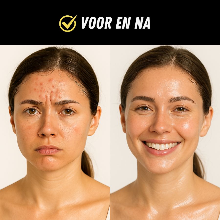 Rood Lichttherapie Masker, LED Gezichtsmasker Klachten, Voor en Na