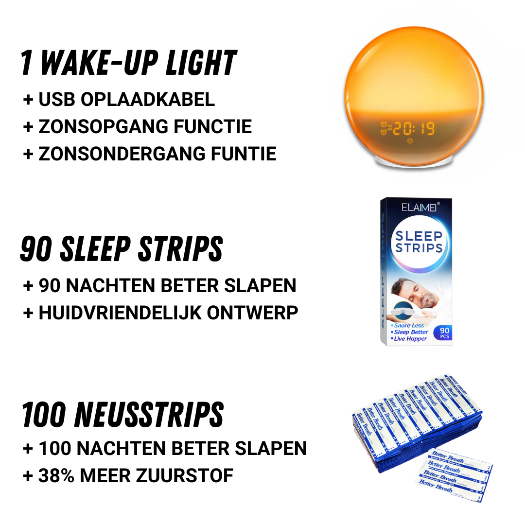 Sleep Bundel, 3 Delig Nachtrust Pakket, Inhoud