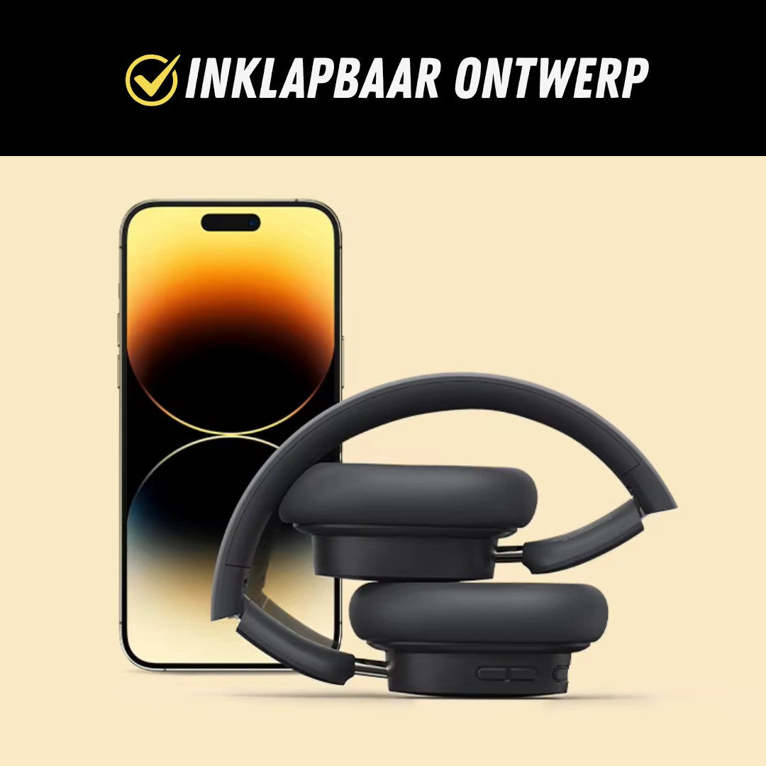 SmartBeats Koptelefoon, Draadloze Koptelefoon, Inklapbaar
