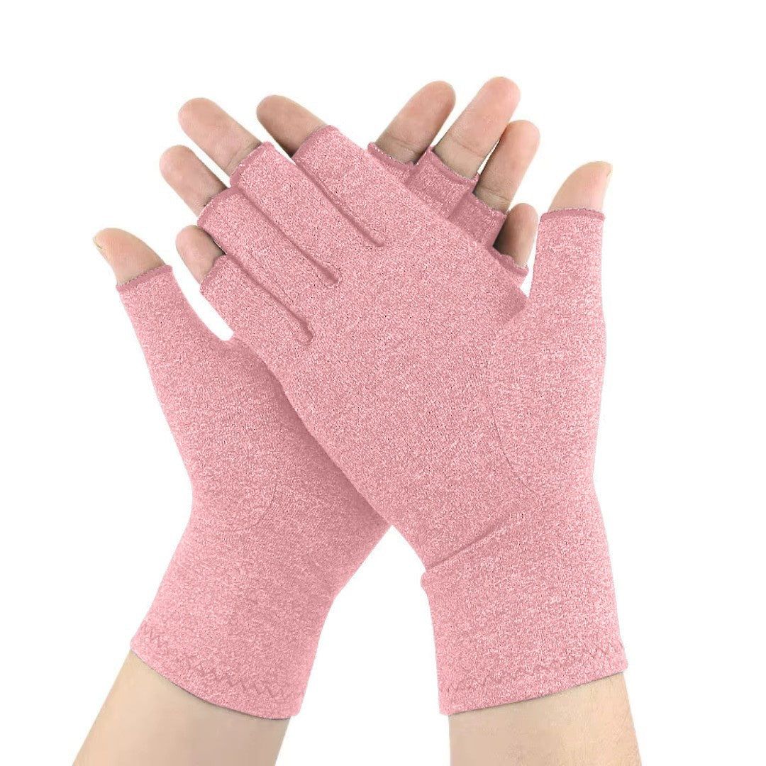 SmartCare™ Compressie Handschoenen, Reuma Handschoenen, Sunset Red