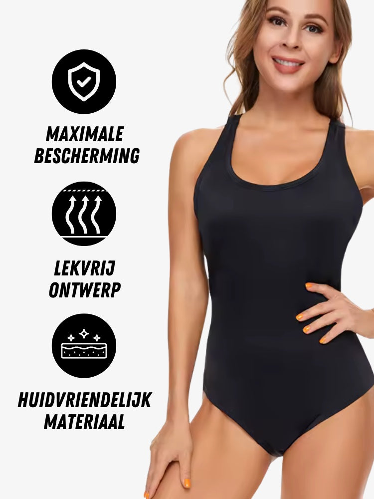 SmartCare Menstruatie Badpak, Corrigerende Zwemkleding, Voordelen 2