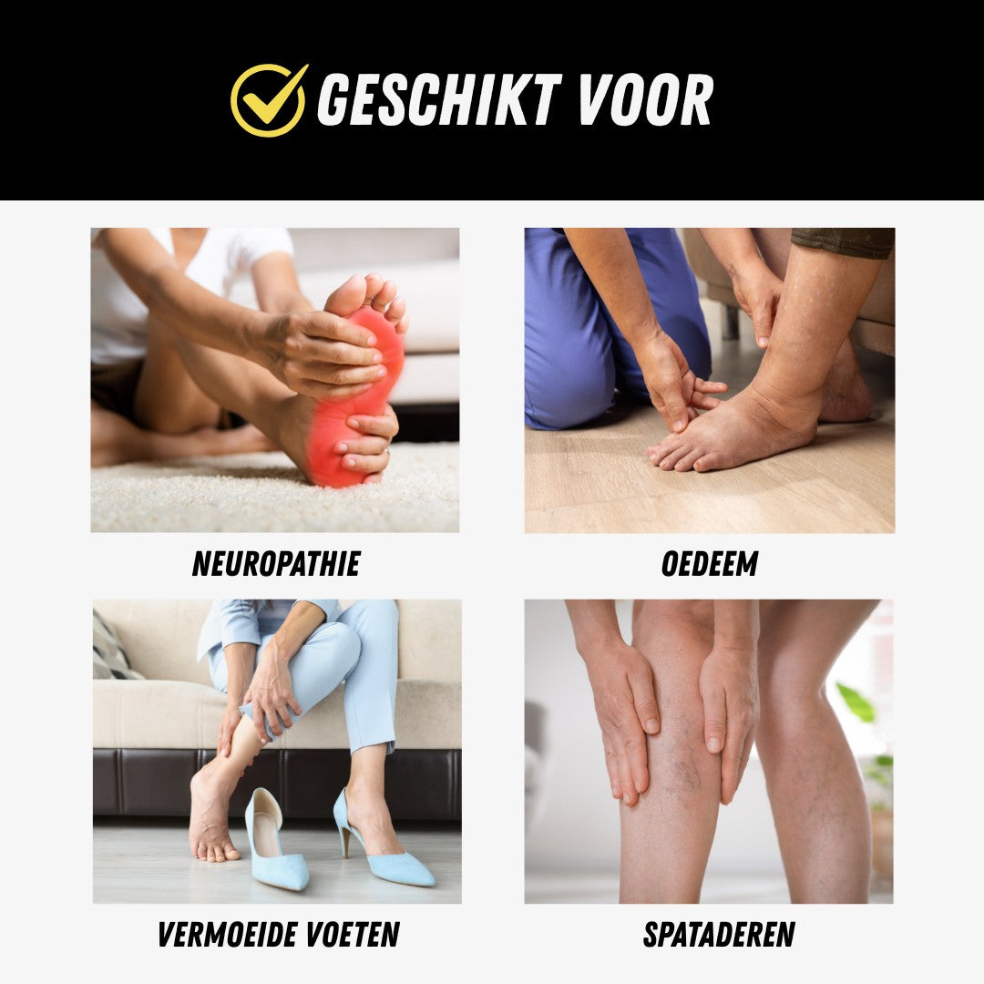SmartCare Voetmassage Apparaat, EMS Spierstimulator, Geschikt voor