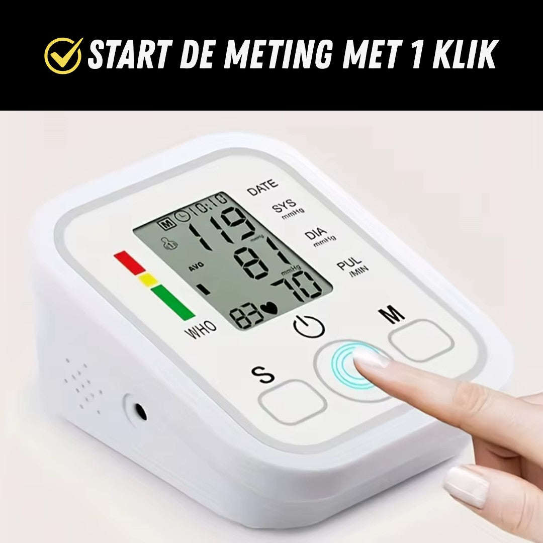SmartPulse Bloeddrukmeter, Bovenarm Bloeddrukmeter, Starten