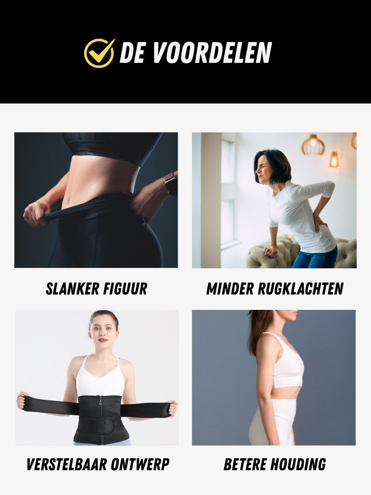 SmartShape Corset Pro, Waist Trainer voor de Perfecte Shape, Voordelen