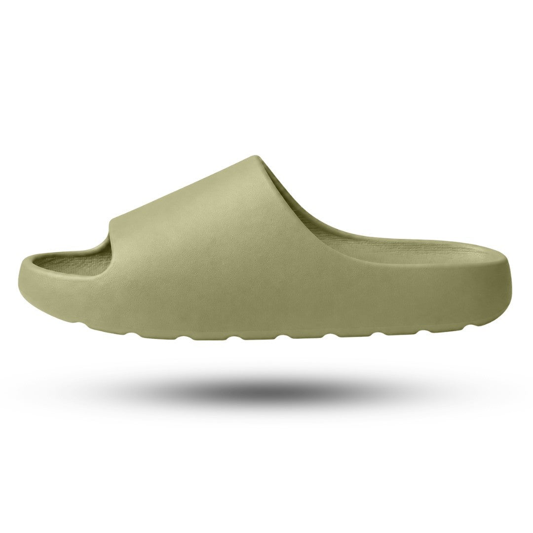 SmartSlide Badslippers, Ergonomische Slippers, Olive Green