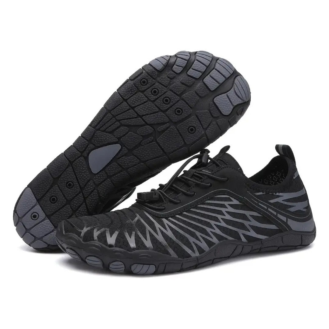 SmartStep™ Barefoot Sportschoenen, Blote Voeten Schoenen, Midnight Black