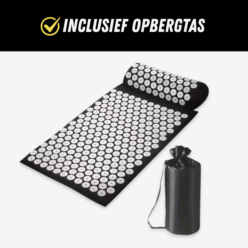 Spijkermat met Kussen, Acupressuurmat voor Ontspanning, Opbergen