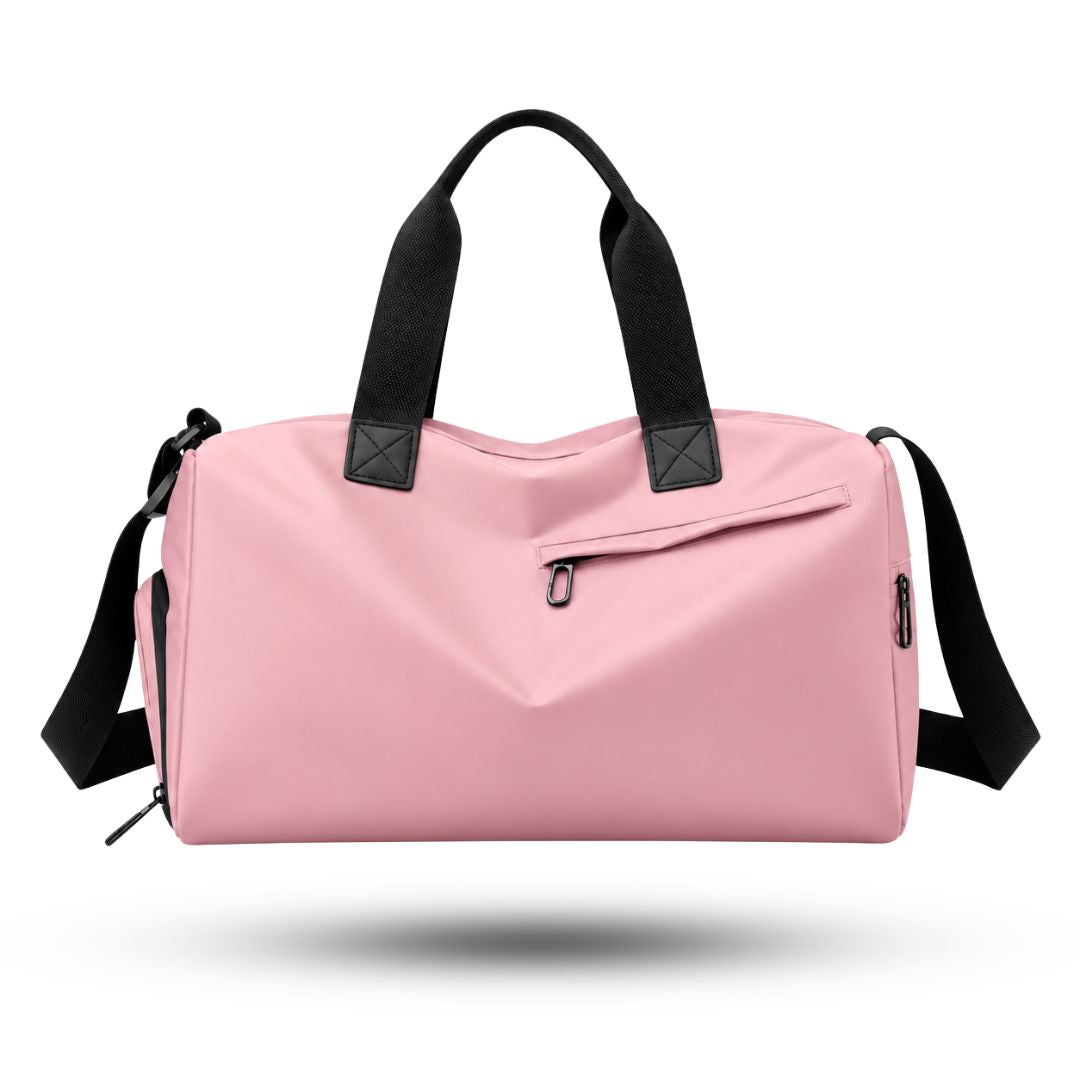 Sporttas met Schoenenvak, Waterdichte Sporttas, Soft Pink