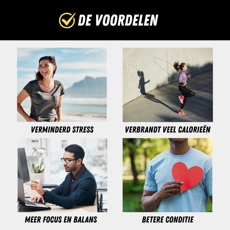 Staaldraad Springtouw, Crossfit en Fitness Speed Rope, Voordelen