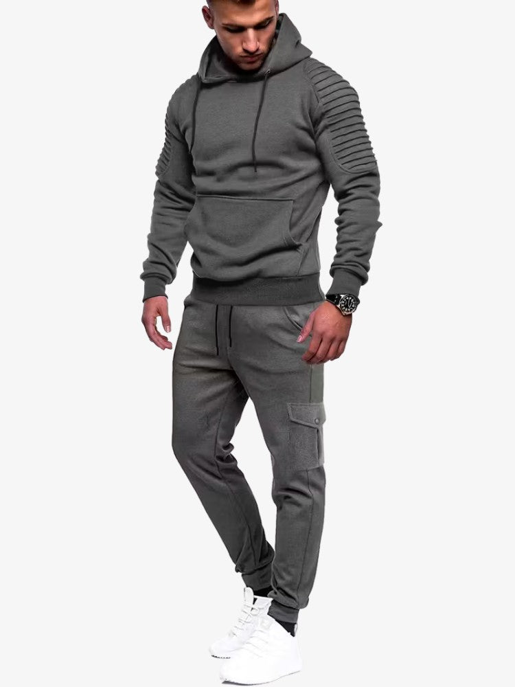 Trainingspak Elite Heren, All-Season Joggingpak, Ash Grey