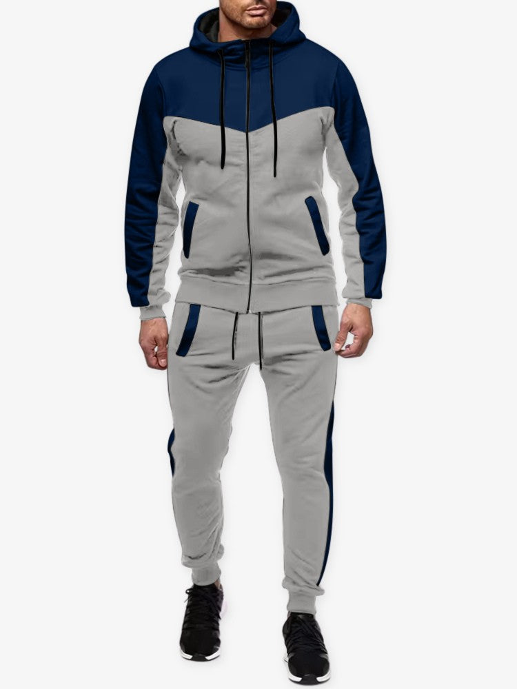 Trainingspak Premium, Heren All-Season Joggingpak, Navy Blue