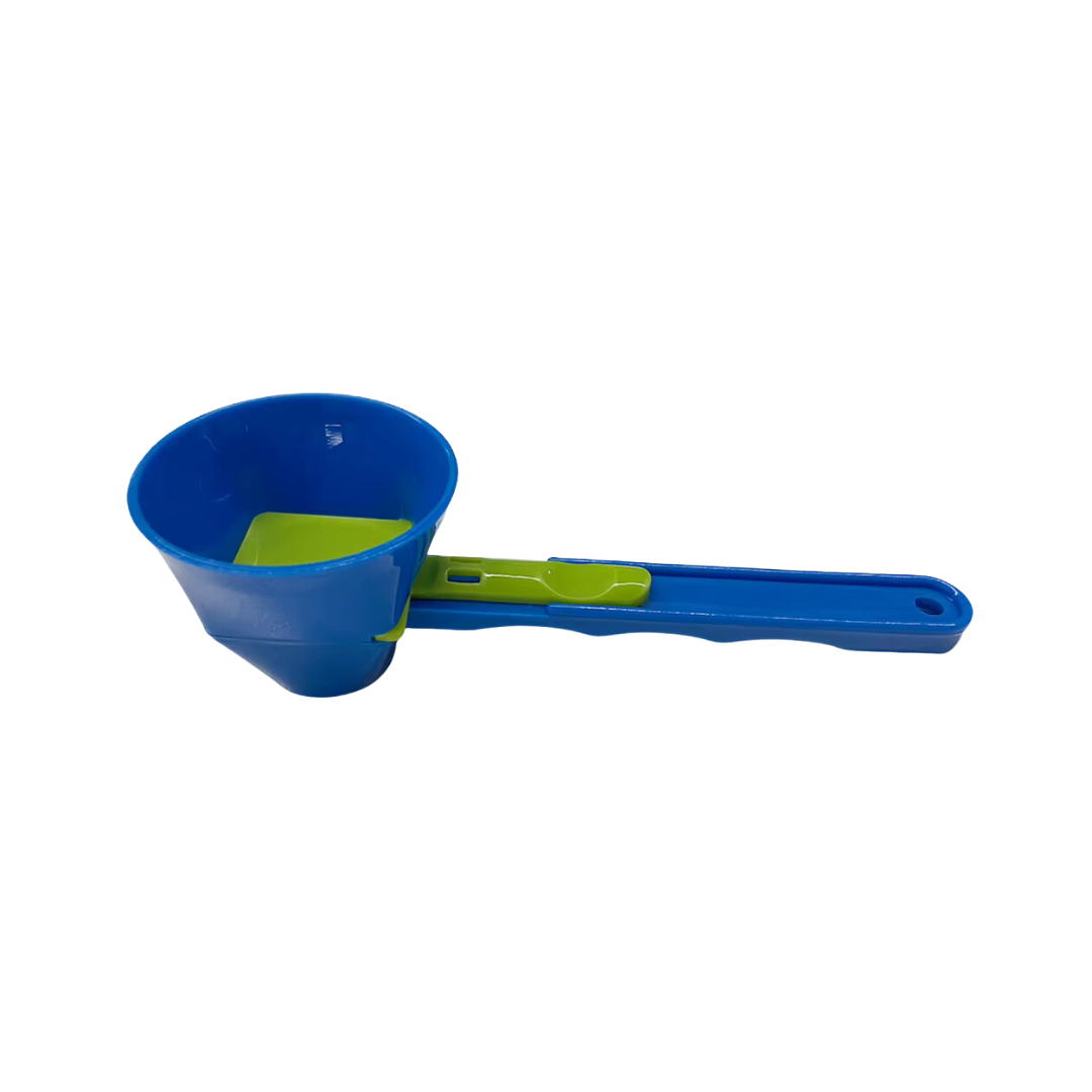Uitschuifbare Scoop, Verstelbare Maatschep, Blauw