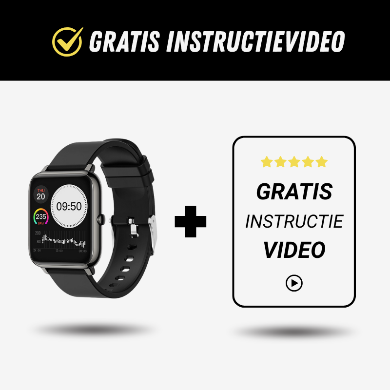 UltraMotion Sporthorloge, Smartwatch voor Sporten, Video