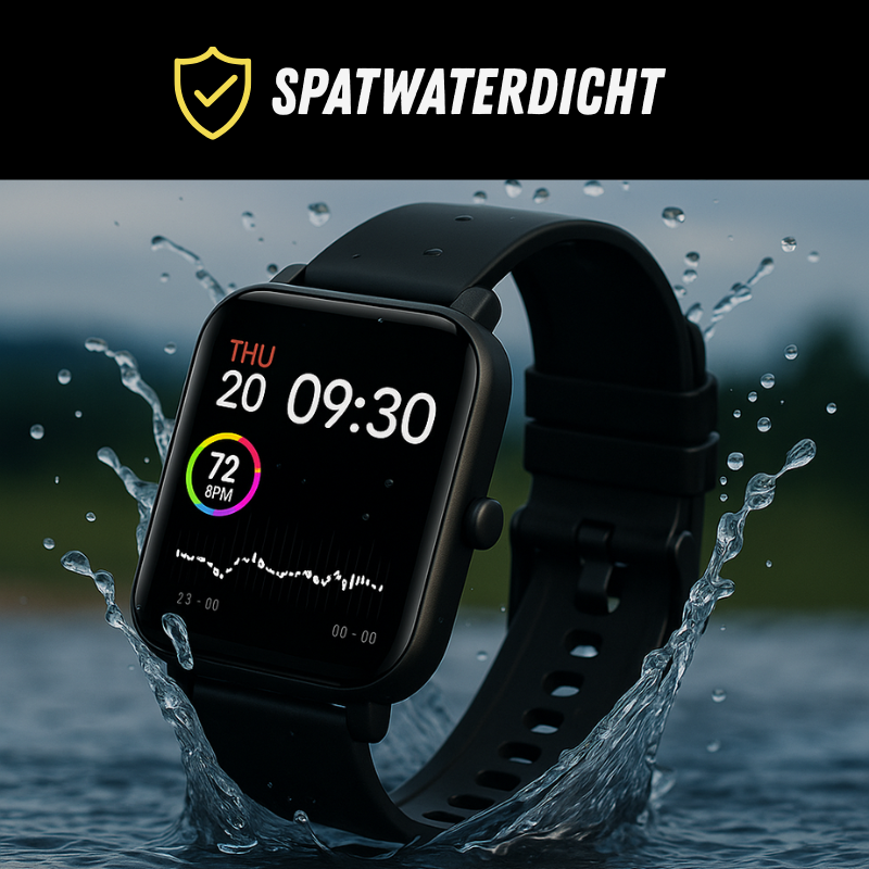UltraMotion Sporthorloge, Smartwatch voor het Sporten, Spatwaterdicht