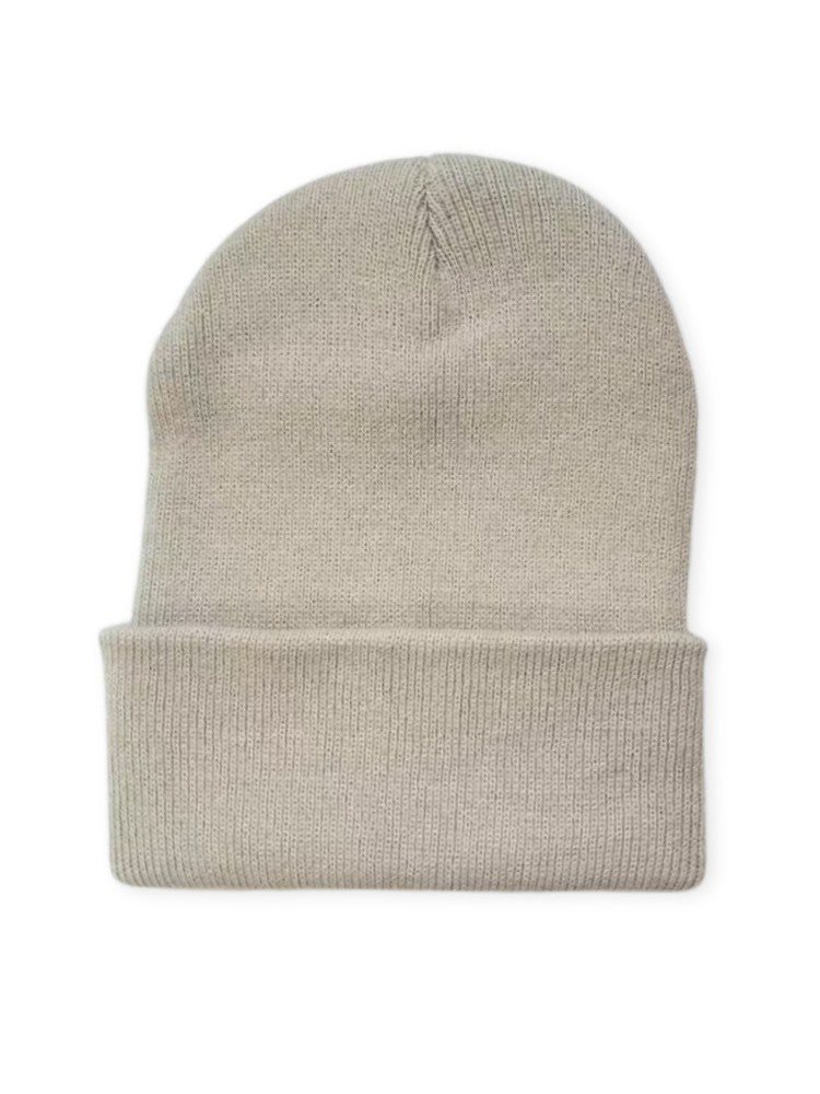 Wintermuts Comfort, Gebreide Muts voor Dames en Heren, Desert Beige