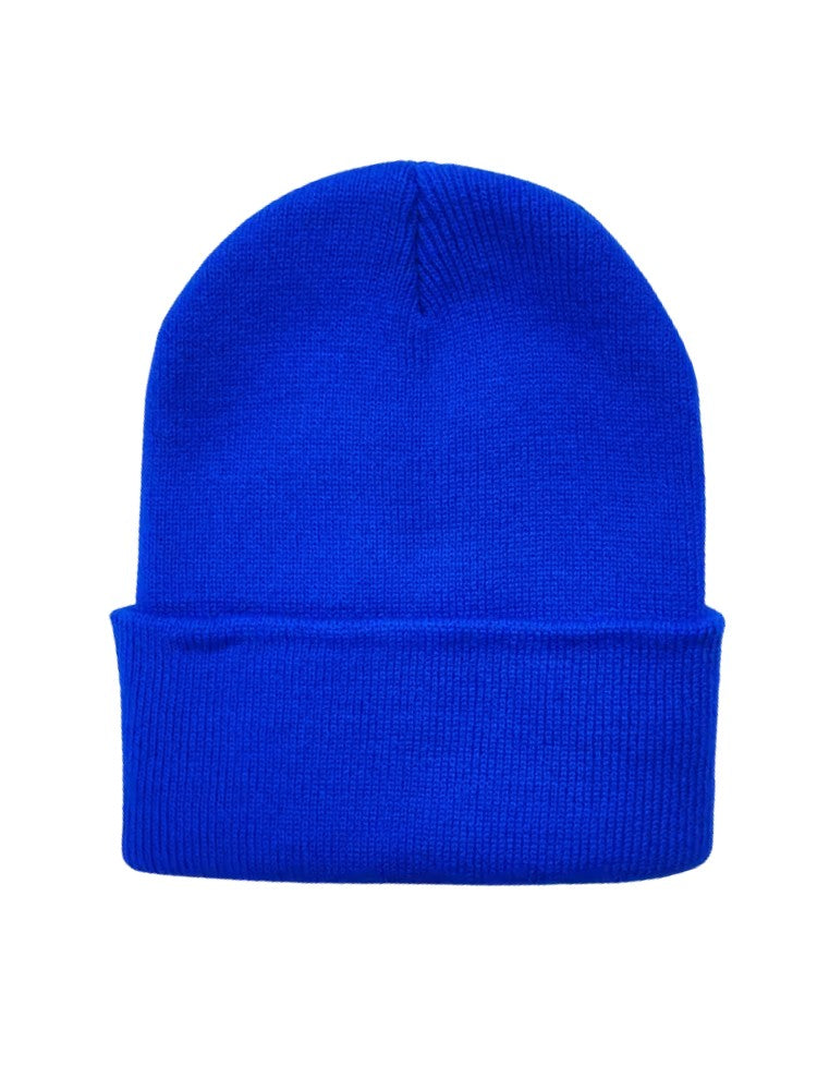 Wintermuts Comfort, Gebreide Muts voor Dames en Heren, Royal Blue