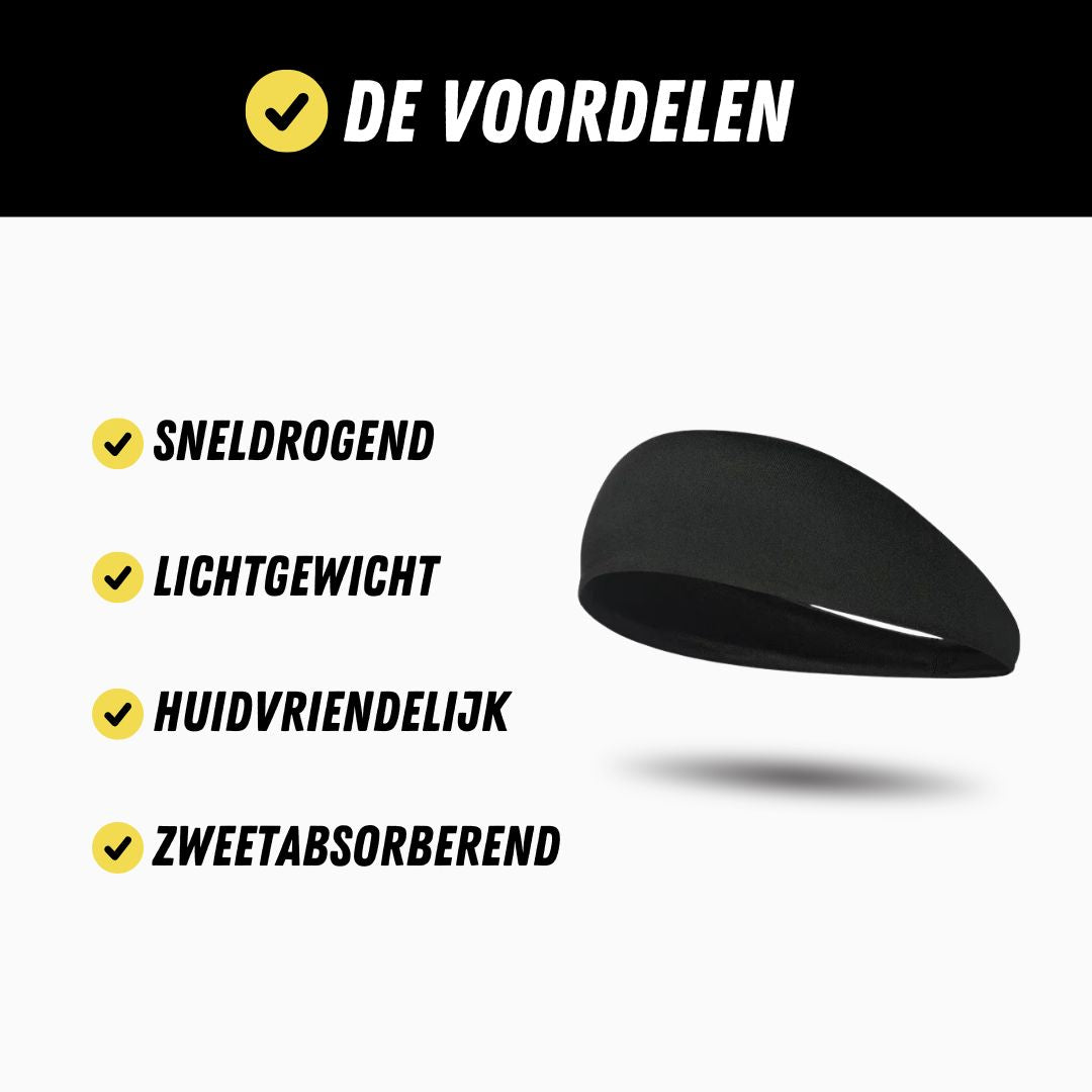 Zweet Hoofband, Haarband voor Sporters, Voordelen