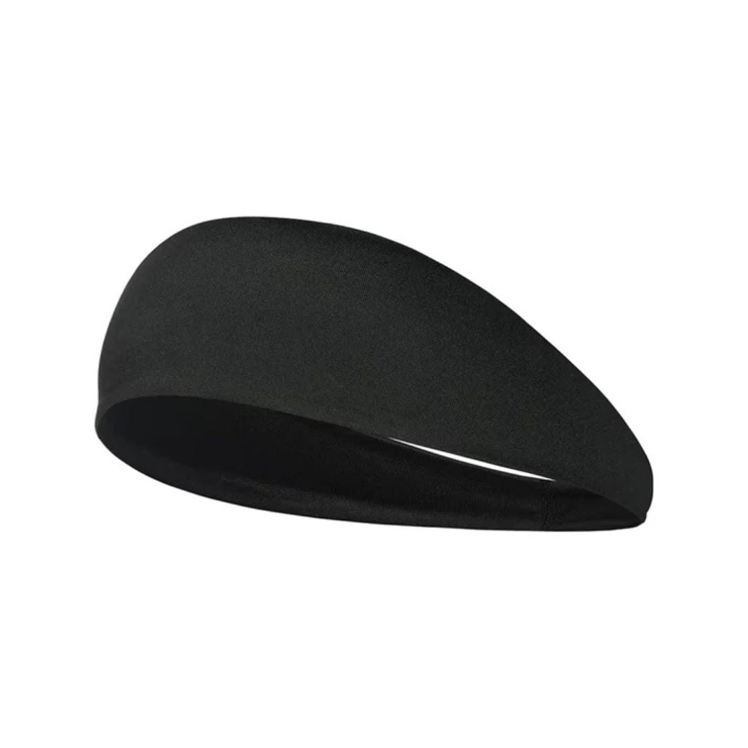Zweet Hoofband, Haarband voor Sporters, Zwart