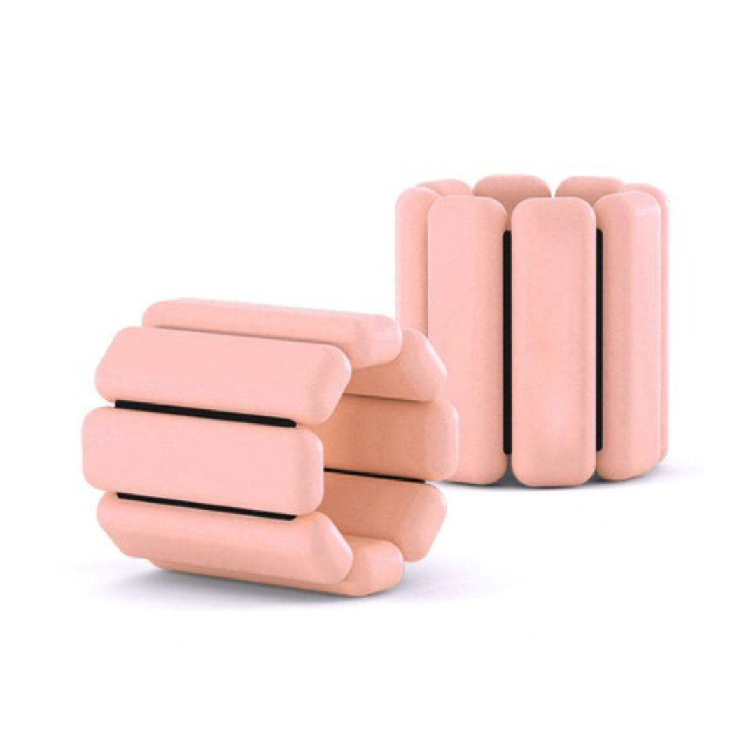 2 Stuks Polsgewichten, Verstelbare Gewichtbanden voor Pilates, Roze