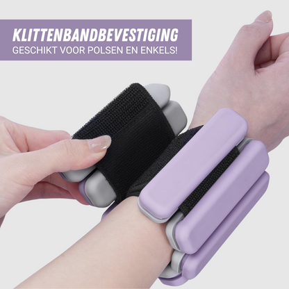2 Stuks Polsgewichten, Verstelbare Gewichtbanden voor Pilates, Verstelbaar
