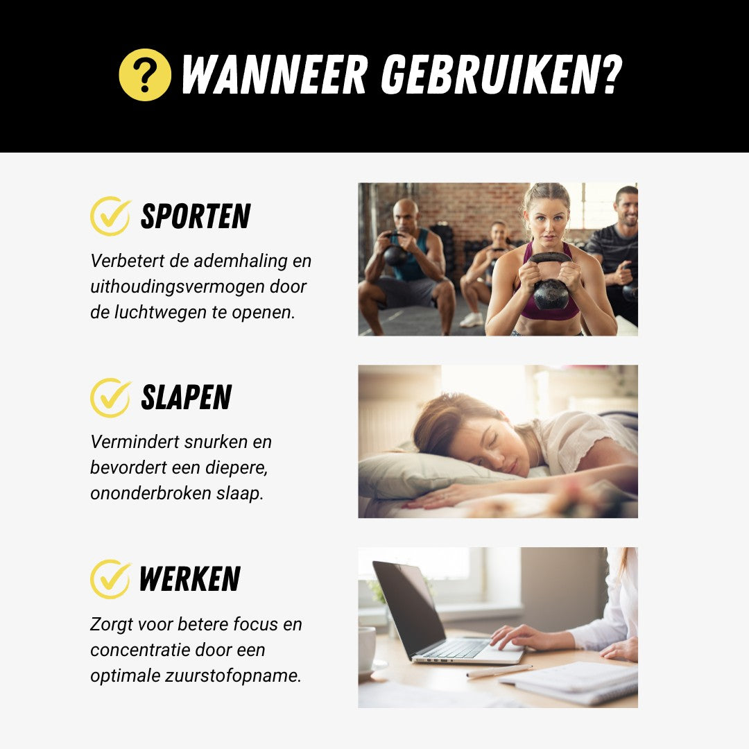 30 Stuks Neusstrips Transparant, Neusspreiders, Gebruik