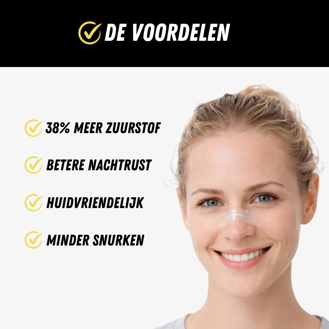 30 Stuks Neusstrips Transparant, Neusspreiders, Voordelen