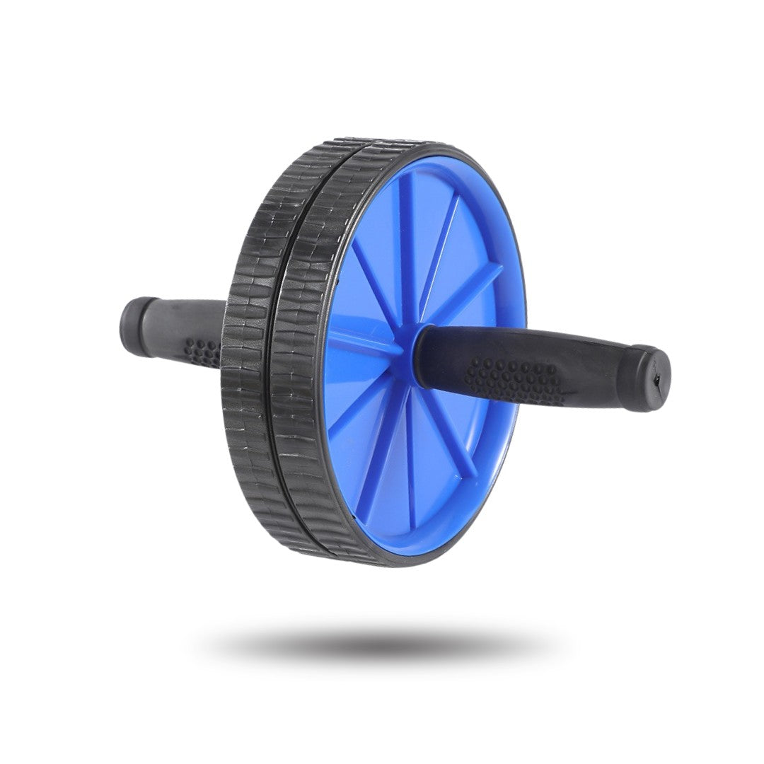 Ab Roller, Buikspierapparaat met Anti-slip Kniemat, Blauw