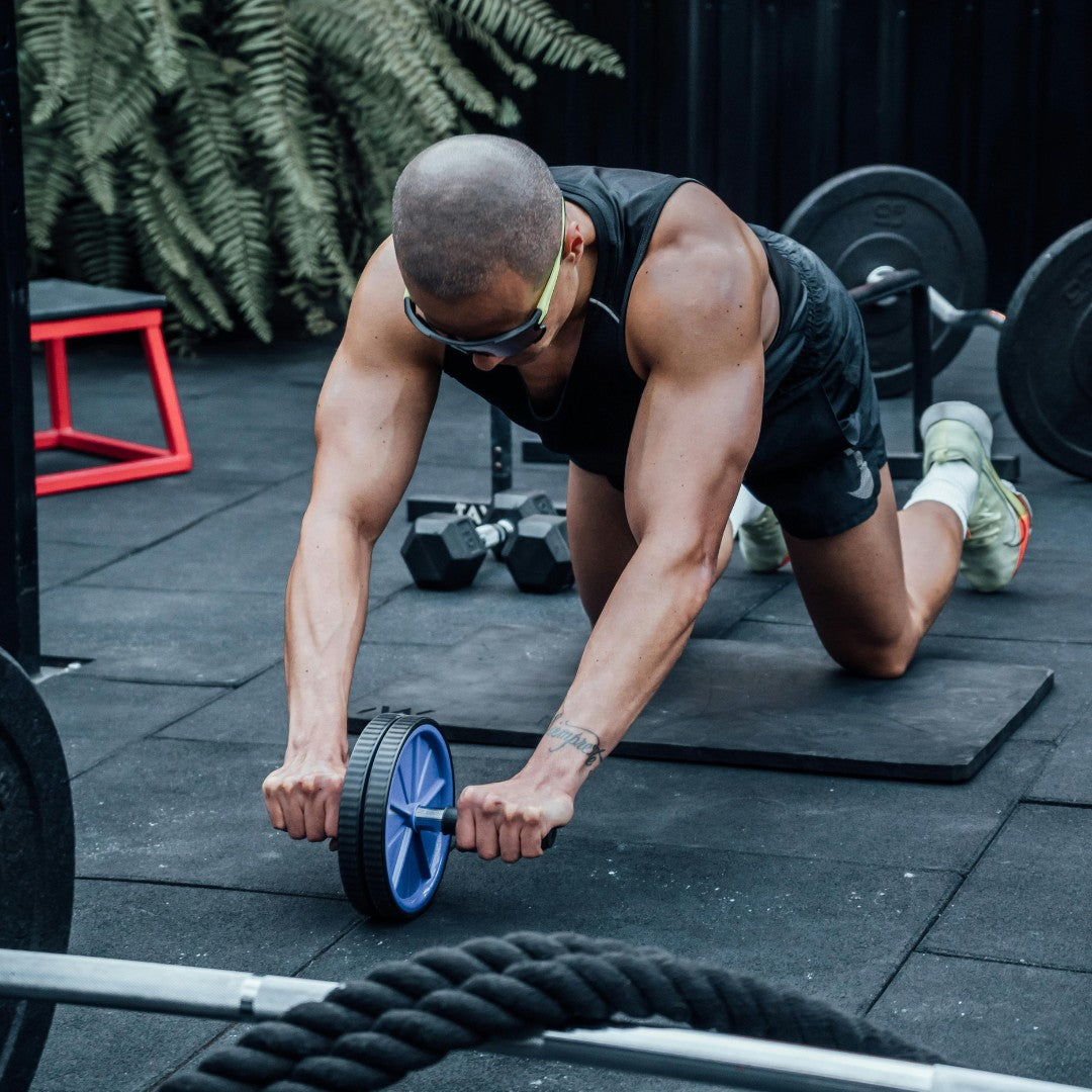 Ab Roller, Buikspierapparaat met Anti-slip Kniemat, Gebruik