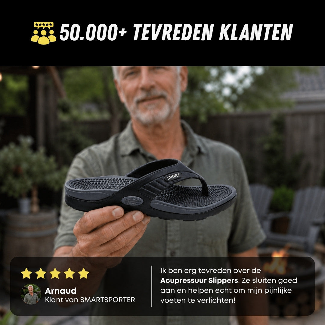 Acupressuur Slippers, Massage Teenslippers, Tevreden Klanten