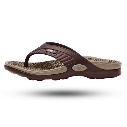 Acupressuur Slippers, Massage Teenslippers, Desert Beige