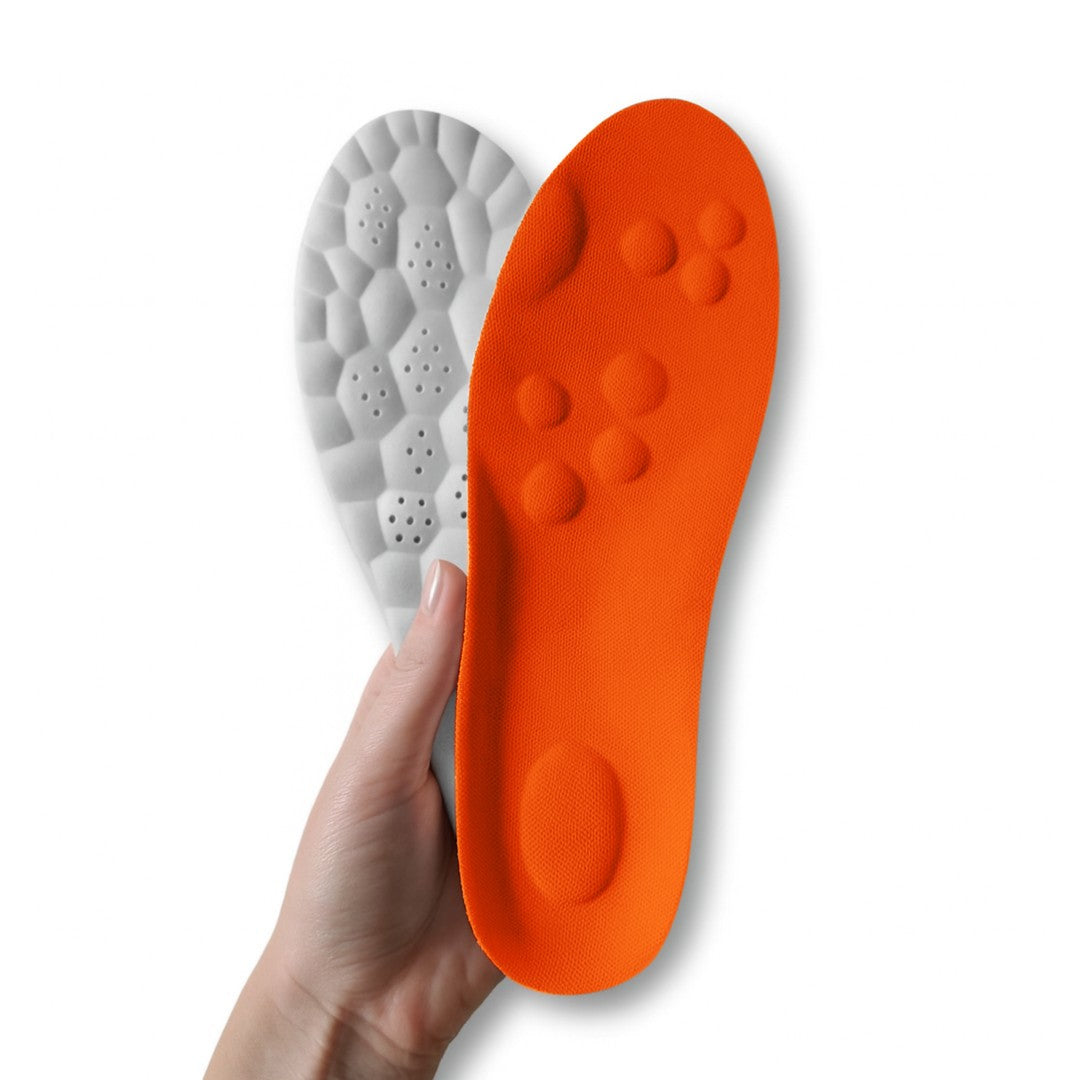 CloudStep Inlegzolen, Premium Steunzolen, Bright Orange