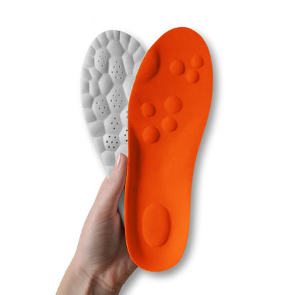 CloudStep Inlegzolen, Premium Steunzolen, Bright Orange